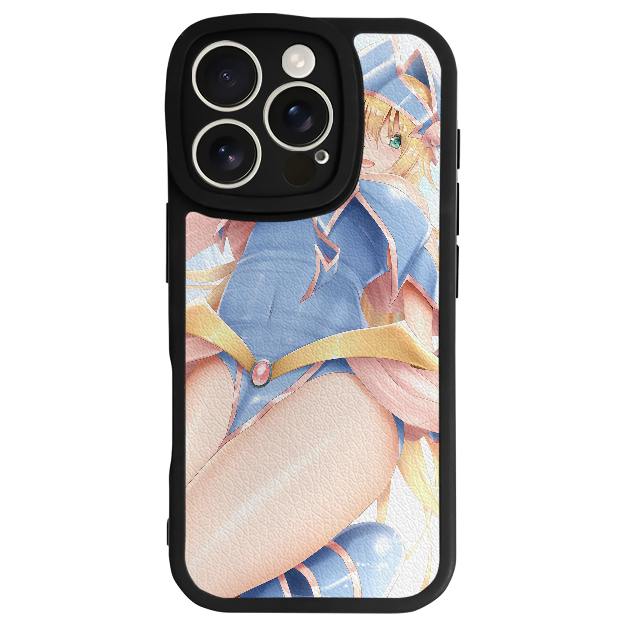 （画像用） 遊☆戯☆王 Yu-Gi-Oh! 【iPhone 16シリーズ対応】シリコンスマホケース（レザー調） 材質：シリコン